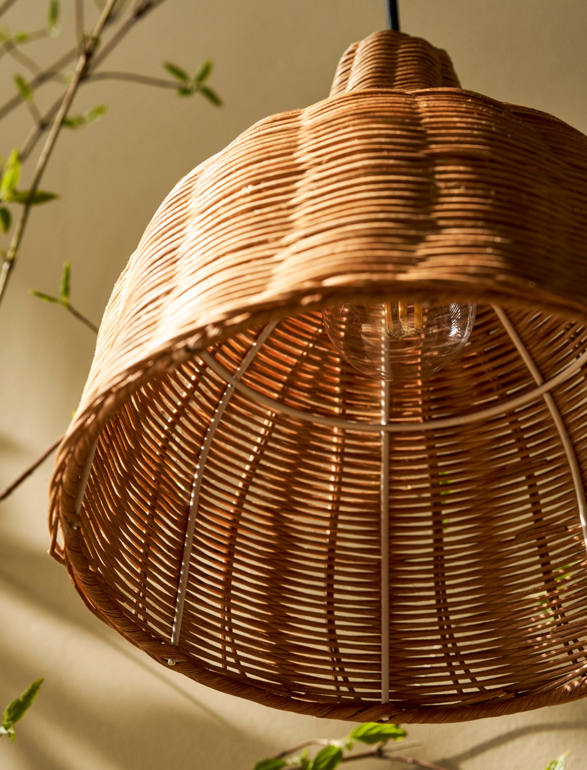 Moreton - Rattan Pendant Light - Small