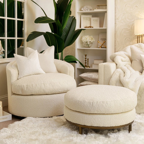 CAVENDISH | SNUGGLER ARMCHAIR | NATURAL BOUCLE