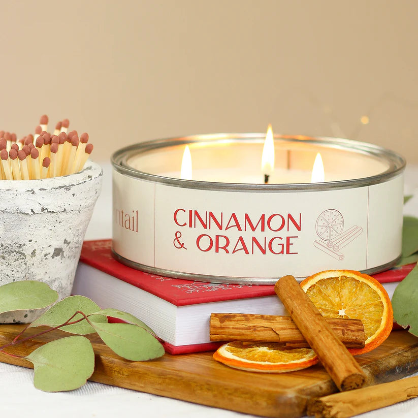 Triple Wick Candle - Cinnamon & Orange