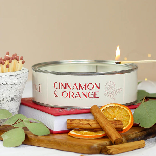 TRIPLE WICK CANDLE | CINNAMON & ORANGE