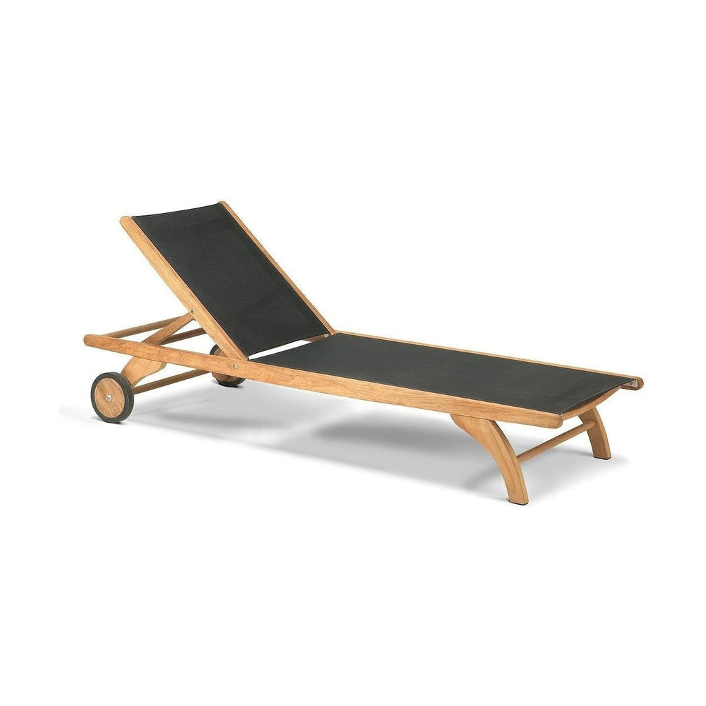 Columbus Sun Lounger by Fritz Hansen Skagerak - Black