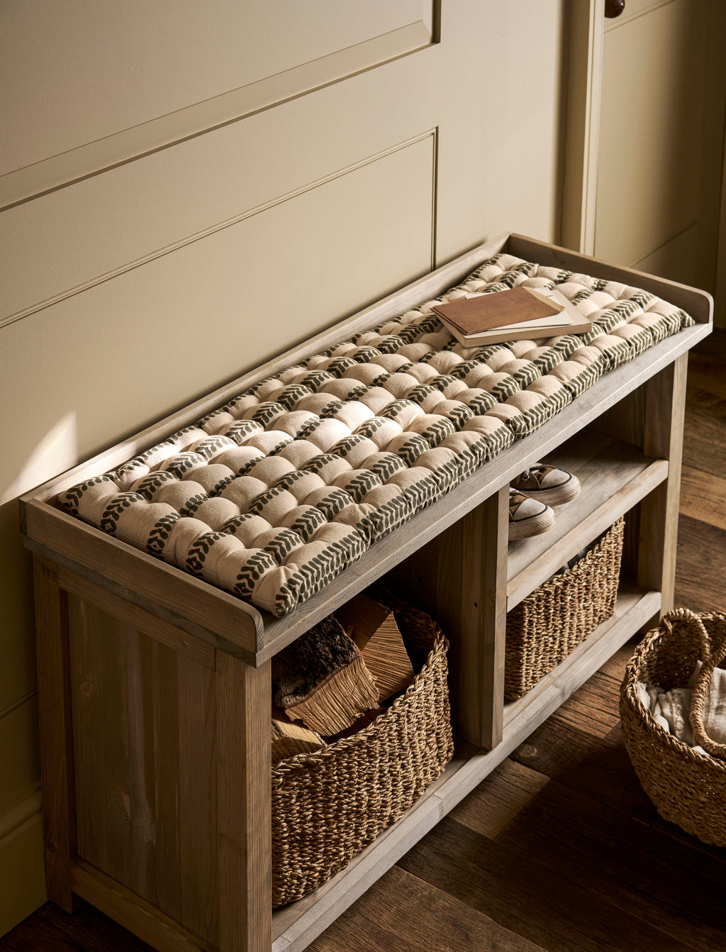 Olive Leaf - Bench Pad Cushion
