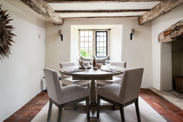 COMBE LINEN DINING CHAIR | EX DISPLAY