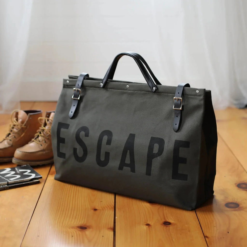 Escape - Holdall Bag - Olive Canvas