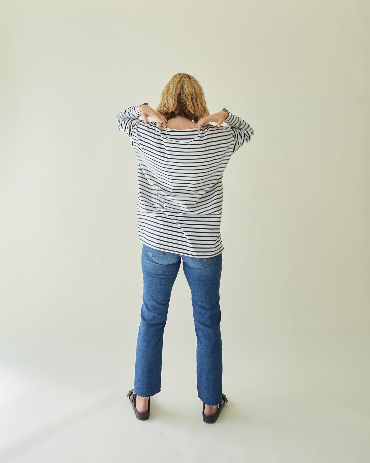 Bryony Top by Chalk - Navy