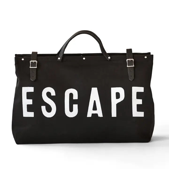 Escape - Holdall Bag - Black Canvas