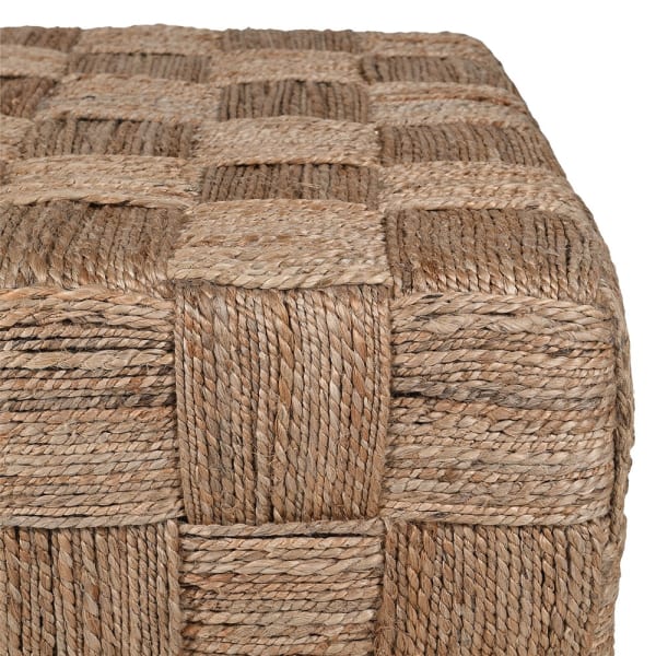 Salcombe - Jute Pouffe Coffee Table