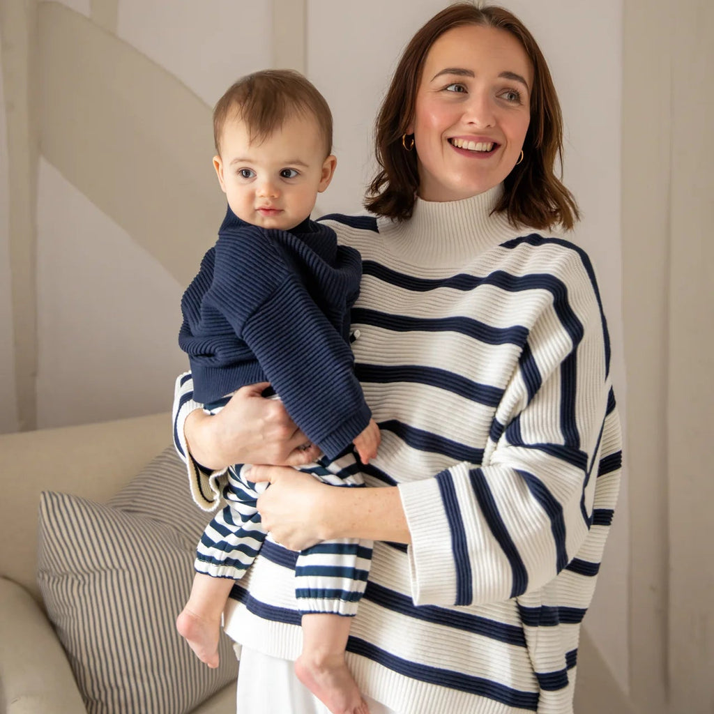 Vicki Jumper by Chalk - Navy Stripe