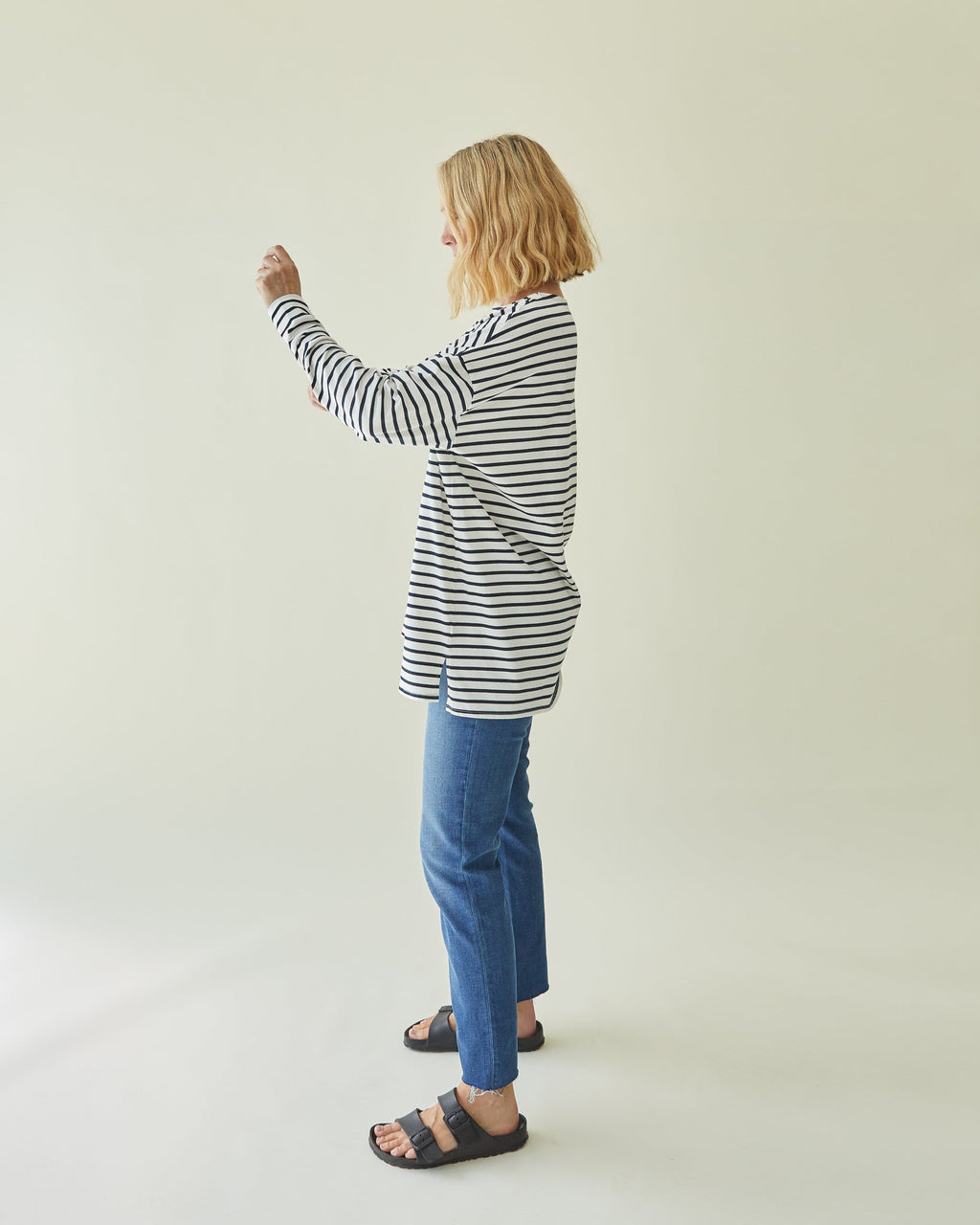Bryony Top by Chalk - Navy