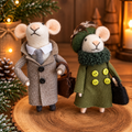 The Royal Mouse Duo - Felt Decoration