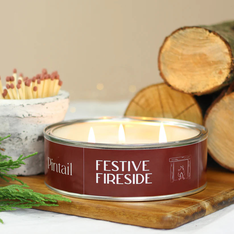 Triple Wick Candle - Festive Fireside