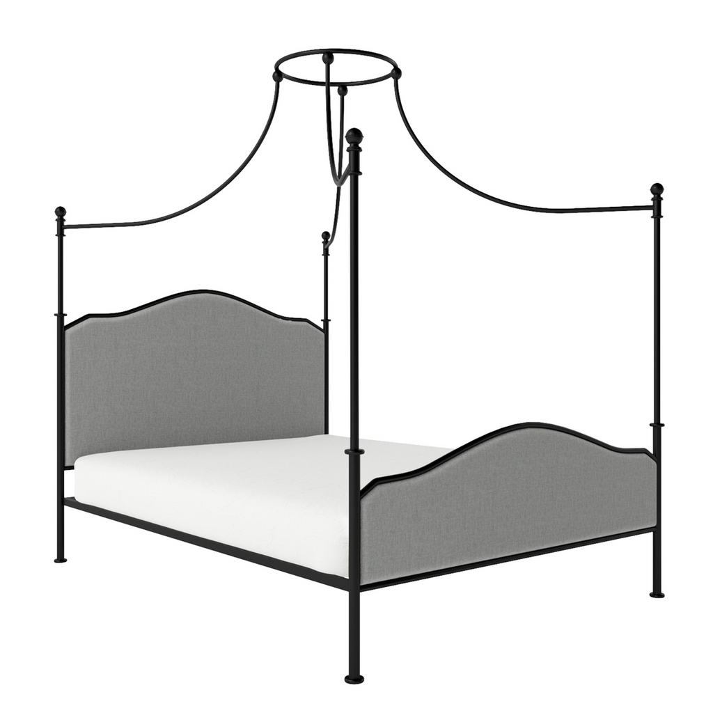 Black canopy bed deals king