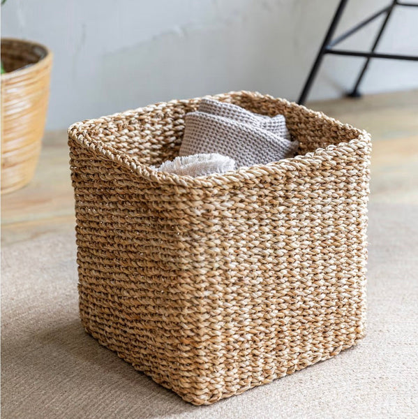 SEAGRASS | SQUARE STORAGE BASKET