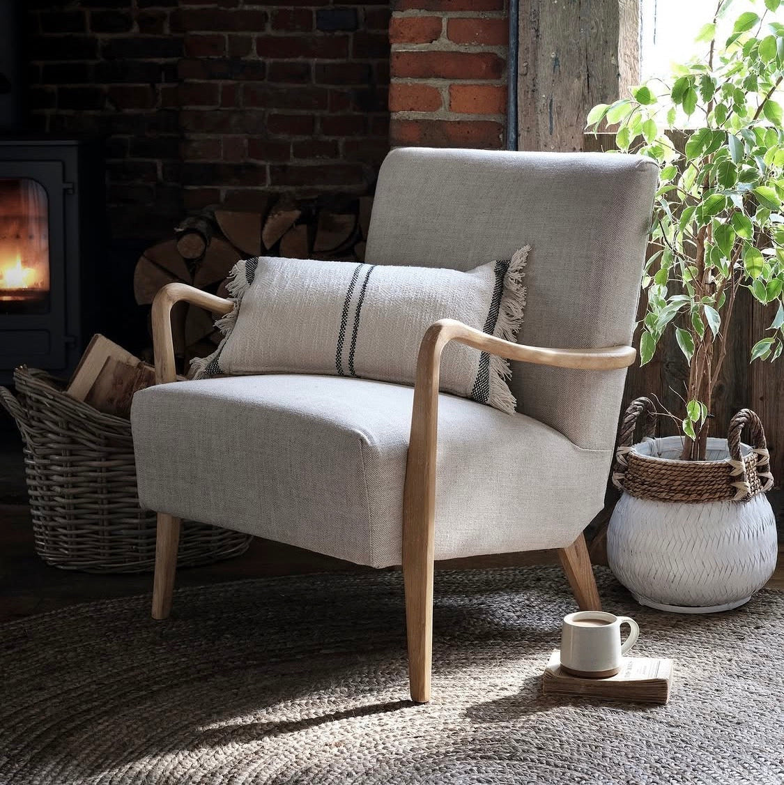 Padstow Armchair - Linen