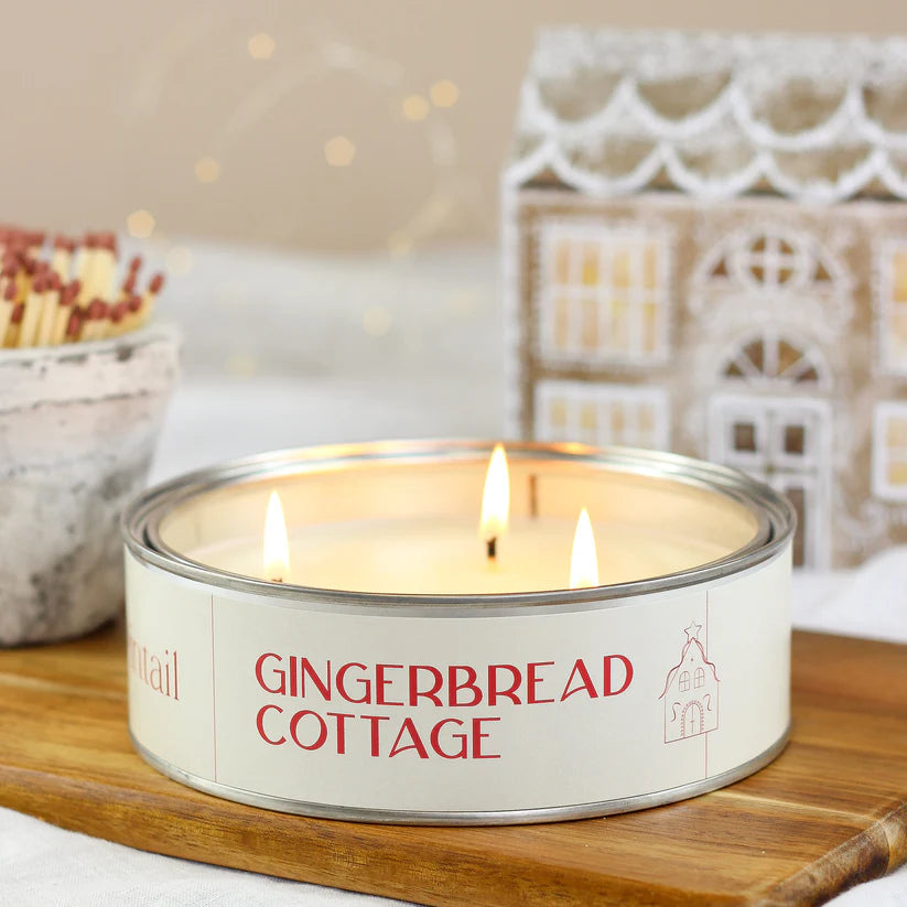 Triple Wick Candle - Gingerbread Cottage