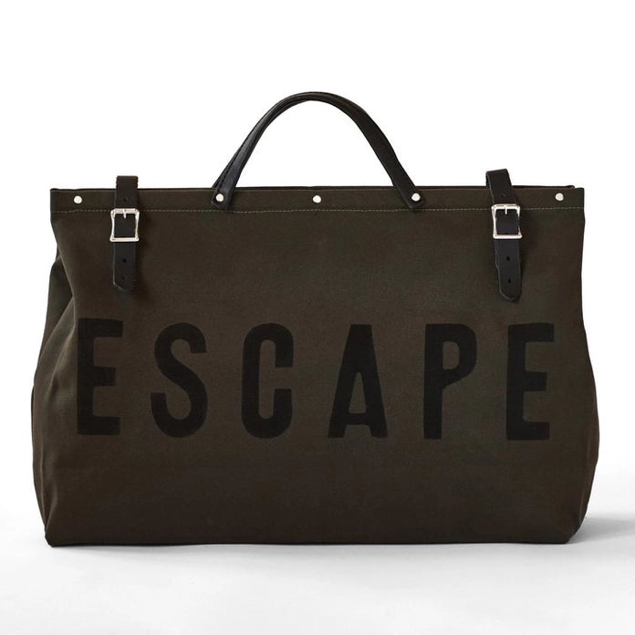 Escape - Holdall Bag - Olive Canvas
