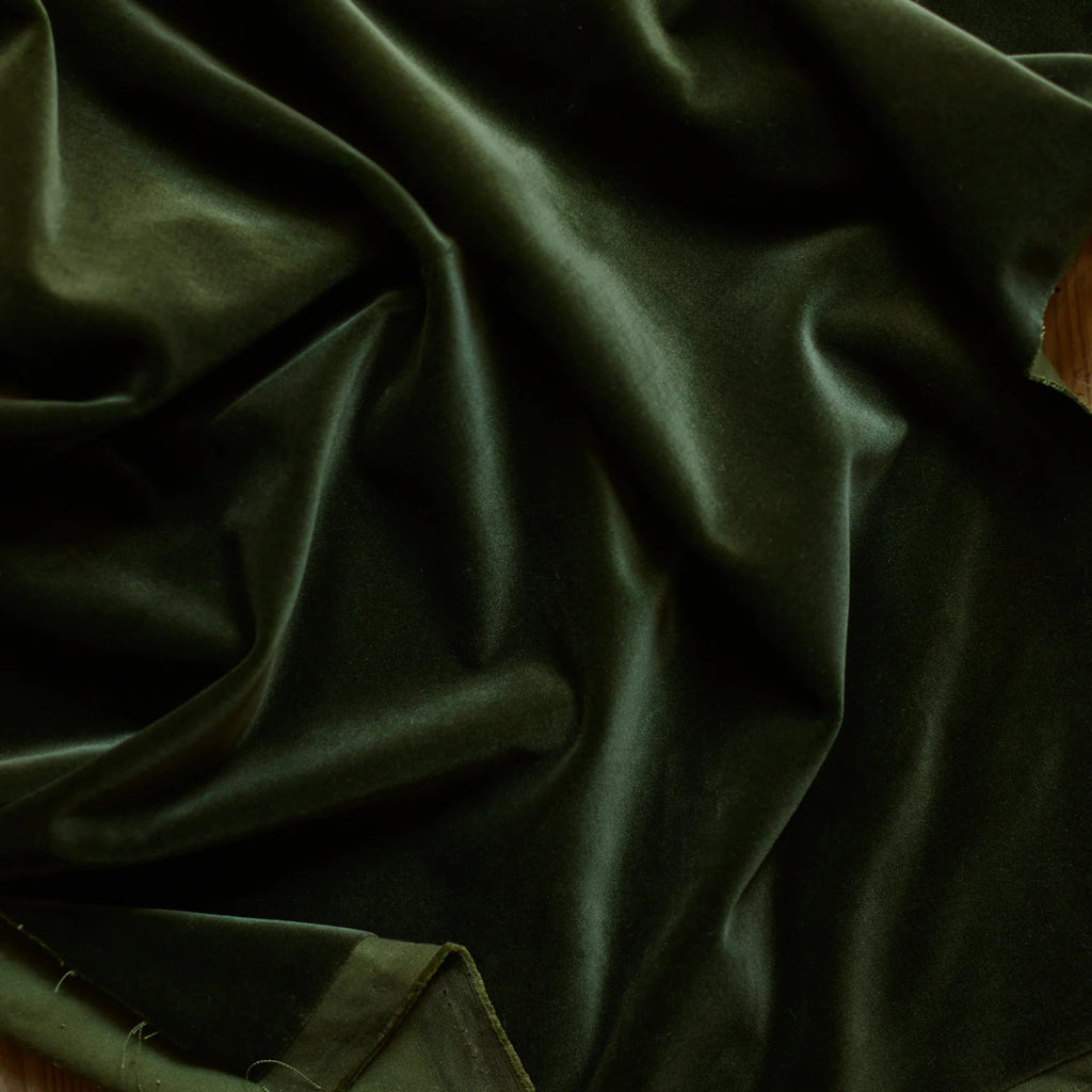The Classic Scandi - Armchair - Dark Olive Velvet