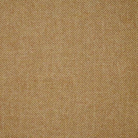 FARLEIGH |  ROUND WOOL POUFFE | MUSTARD