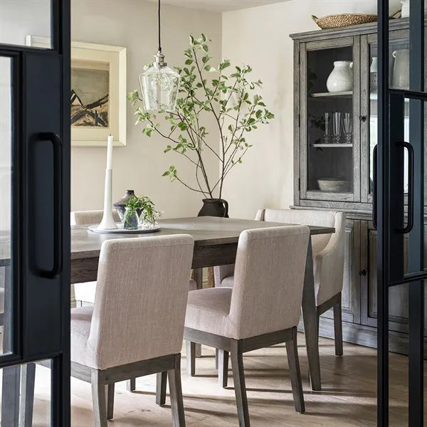 COMBE LINEN DINING CHAIR | EX DISPLAY