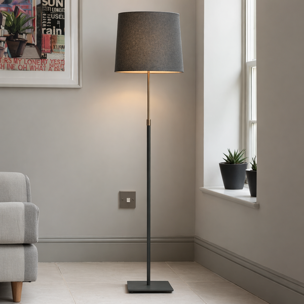 ENKEL | ADJUSTABLE FLOOR LAMP | GREY