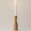 Walcot - Oak Candlestick - Tall