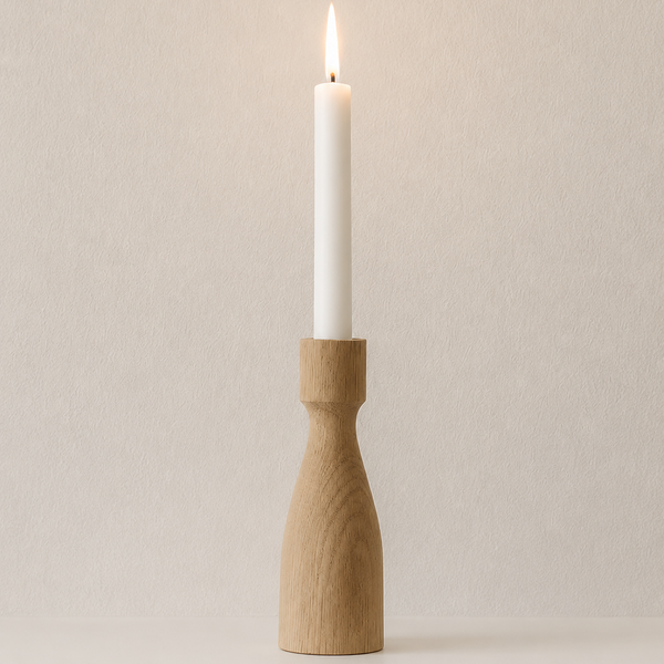 WALCOT | OAK CANDLESTICK | TALL