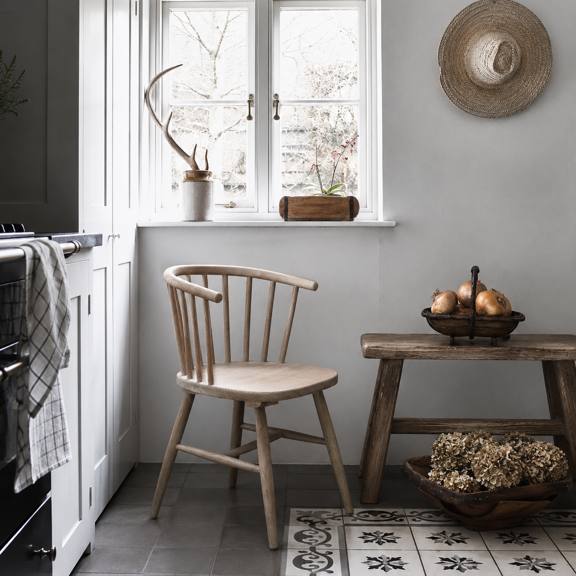 Carbis Bay - Curve - Elm Dining Chair