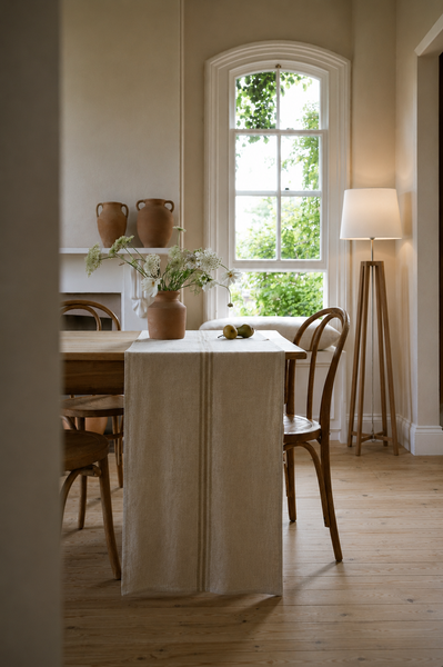 NATURAL WOOD | CROSS FLOOR LAMP