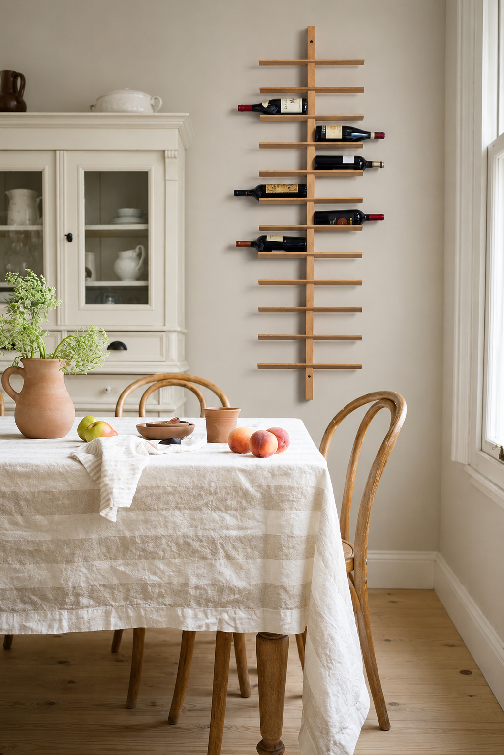 Oak Wine Rack - 24 Bottle