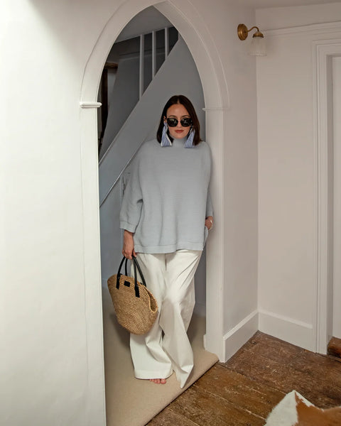 CHALK | DOVER GLASSES CHAIN/SCARF SKY