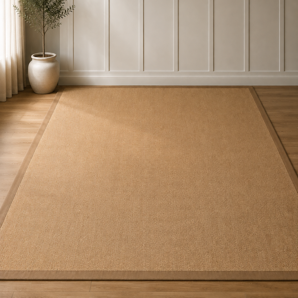 HERRINGBONE JUTE RUG | 300 x 400