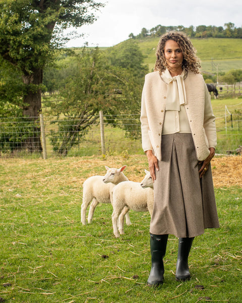 CHALK ABBY GILET | POLAR