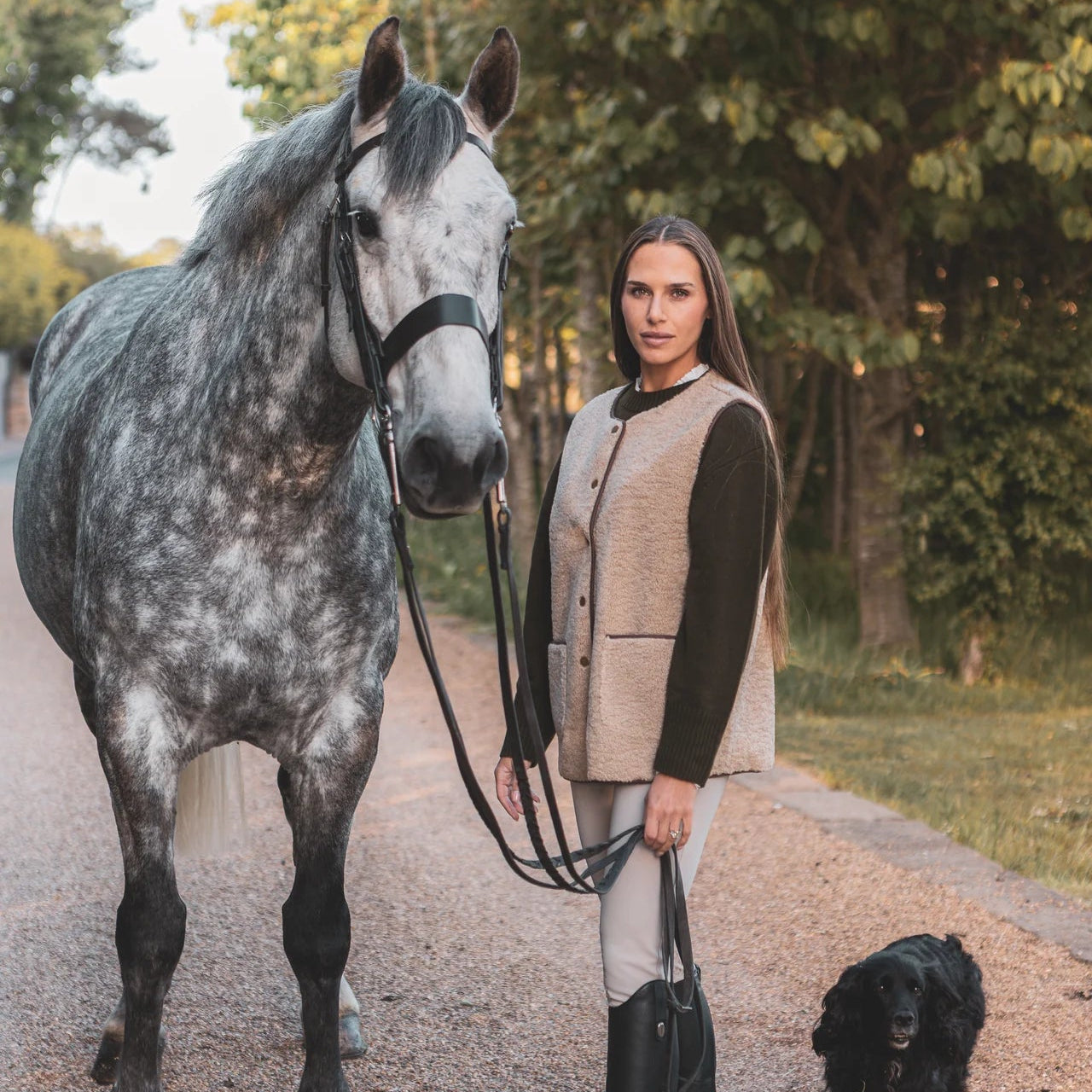 Abby Gilet By Chalk - Oat