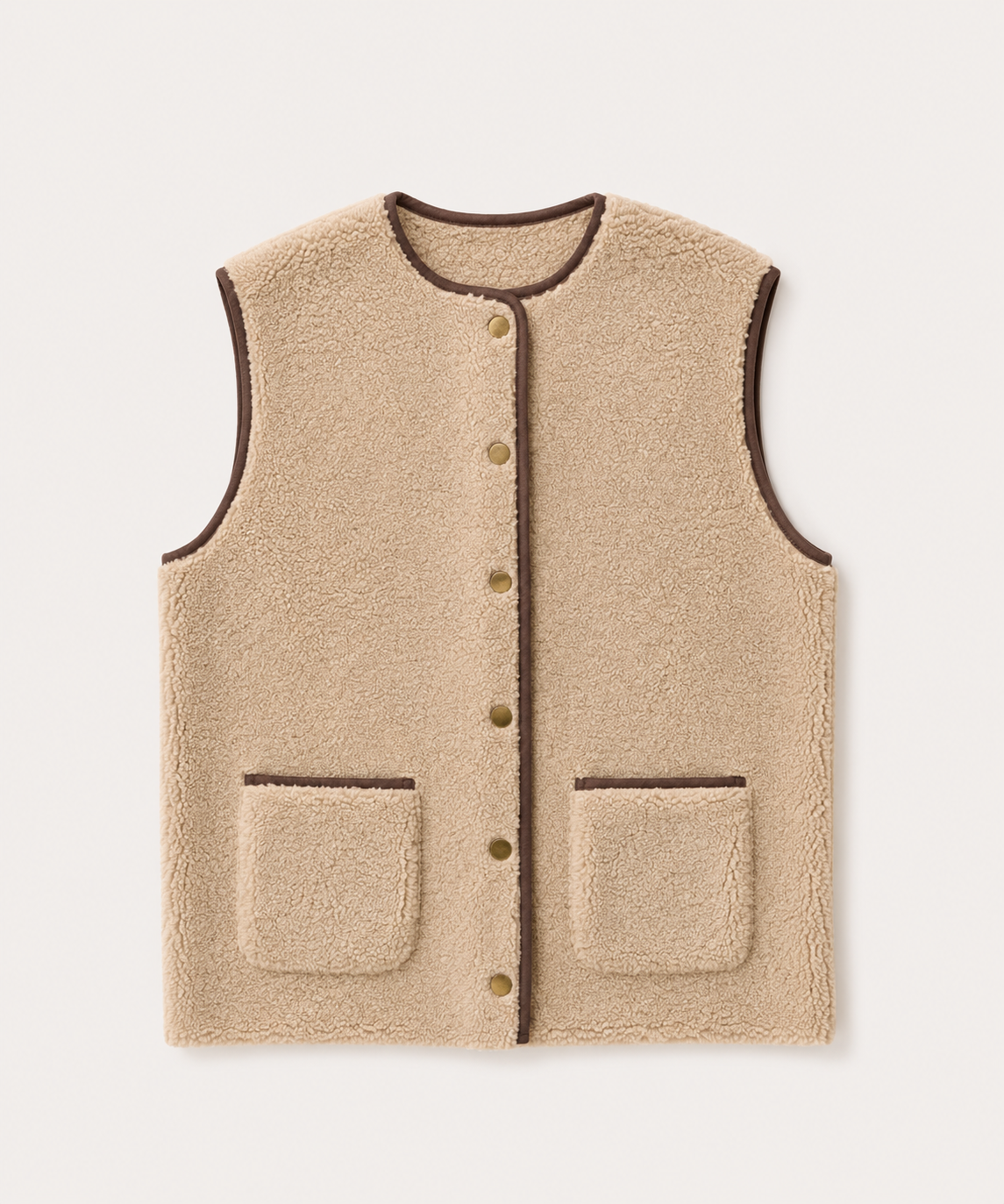 Abby Gilet By Chalk - Oat