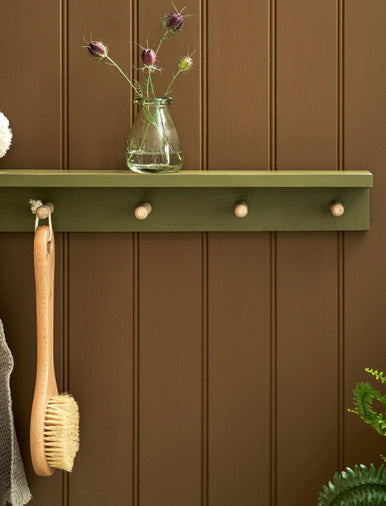 Olive - 6 Peg Shelf