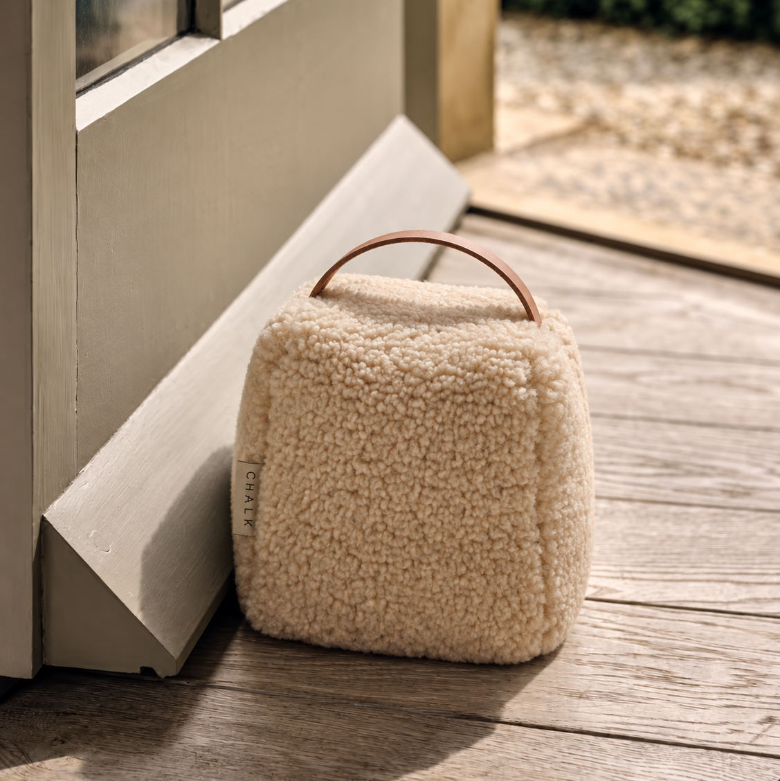 Sheepy Doorstop - Natural