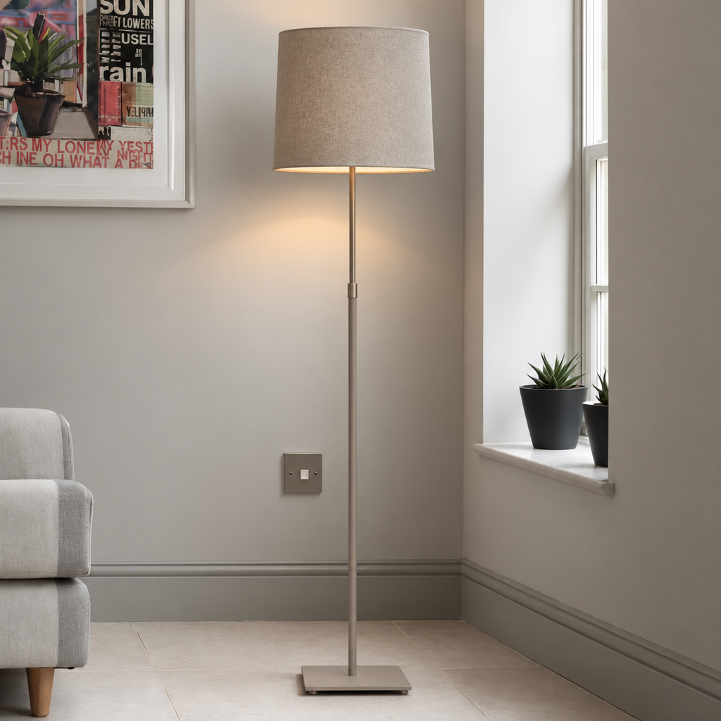 Enkel - Adjustable Floor Lamp - Sandstone