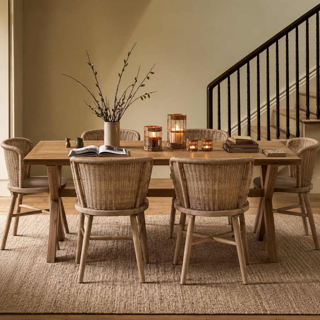 Lanhydrock Elm Chair - Woven