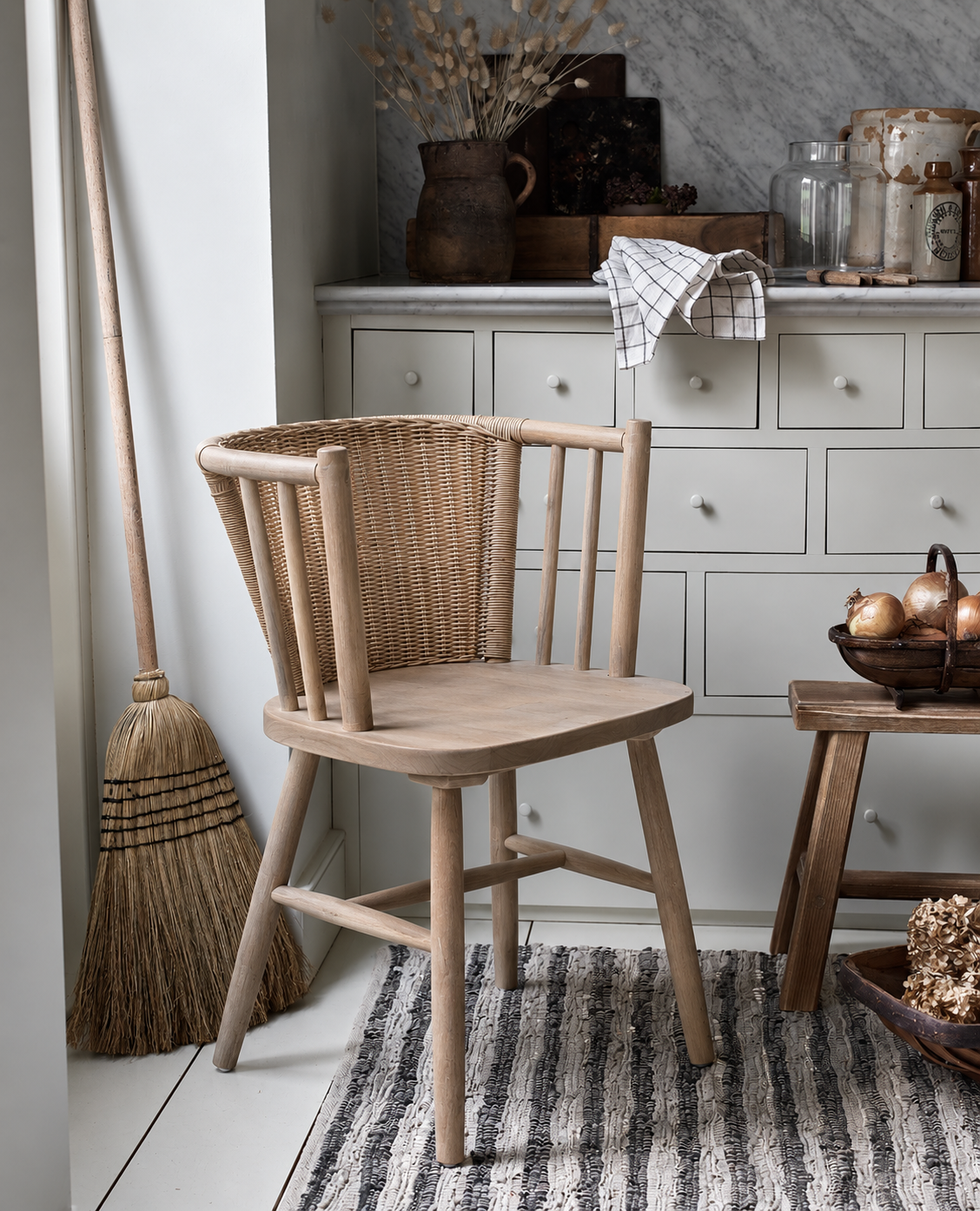Lanhydrock Elm Chair - Spindle