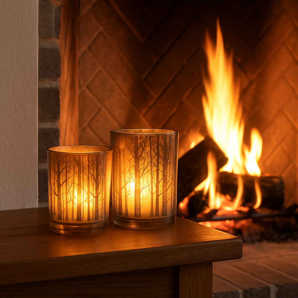 Silver Birch - Candle Holder - Small