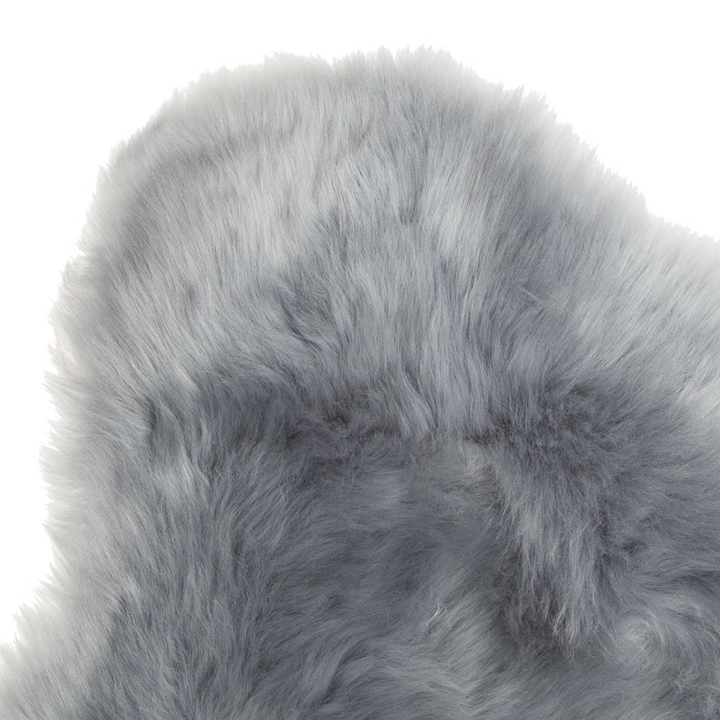 Ella - Longhaired Double Sheepskin - Light Grey