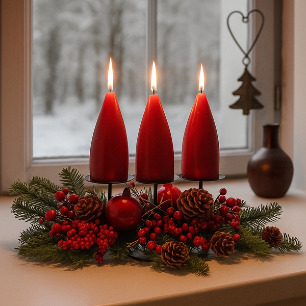 CLASSIC CHRISTMAS | BERRY CENTREPIECE