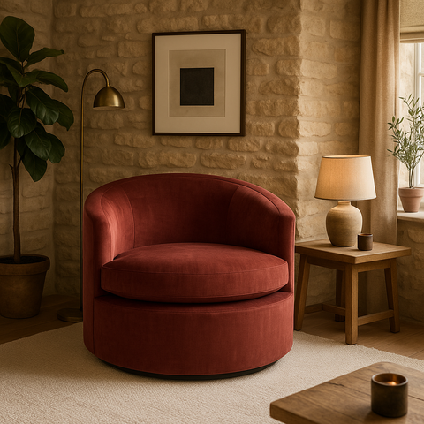 CAVENDISH ARMCHAIR |  SPICE VELVET