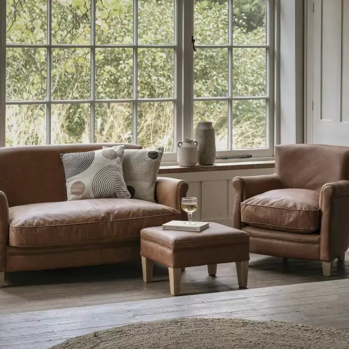 Tetbury - Leather Footstool