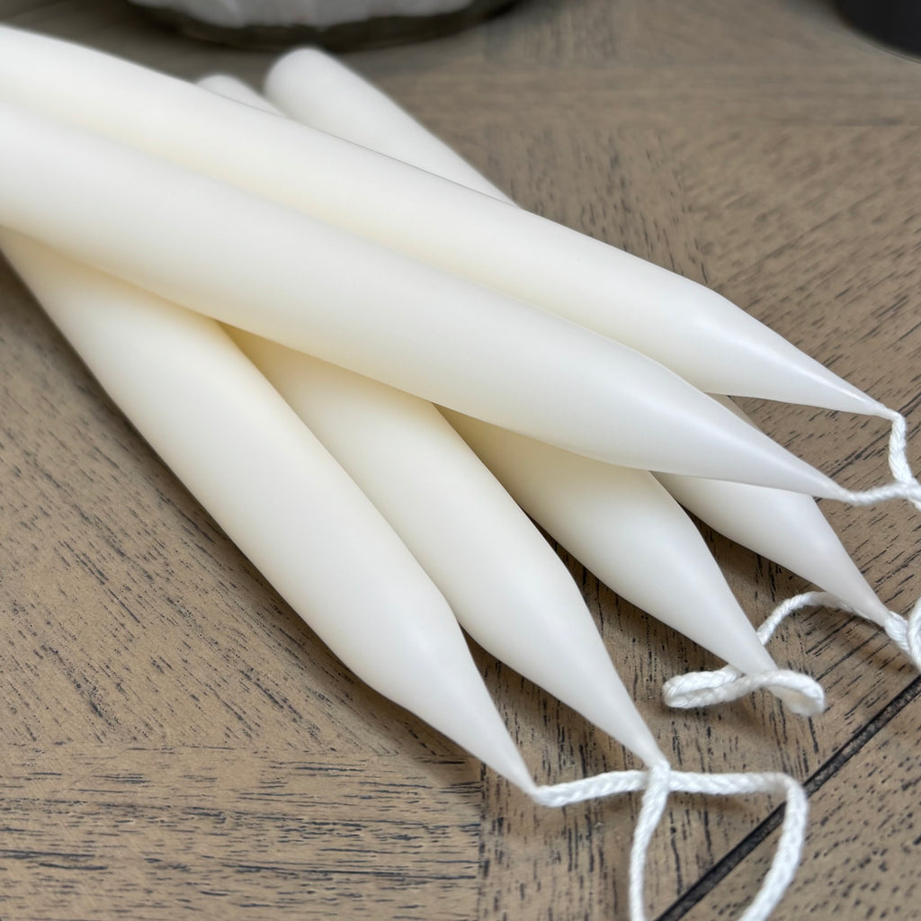 Danish - Dinner Candles - Off White - Pair