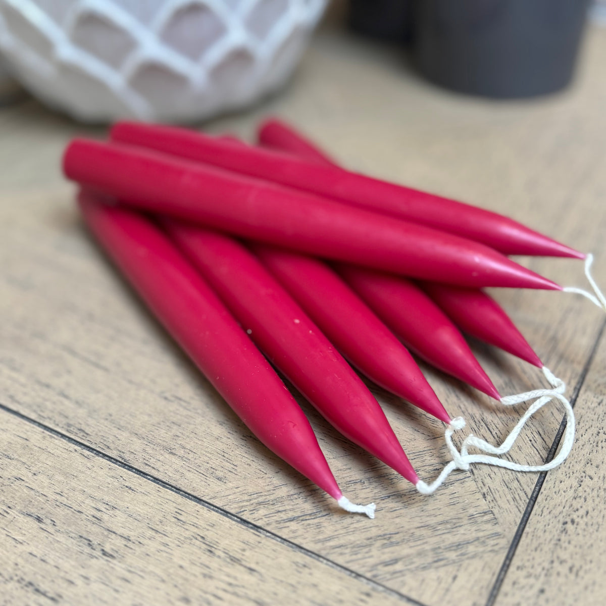 Danish - Dinner Candles - Claret - Pair