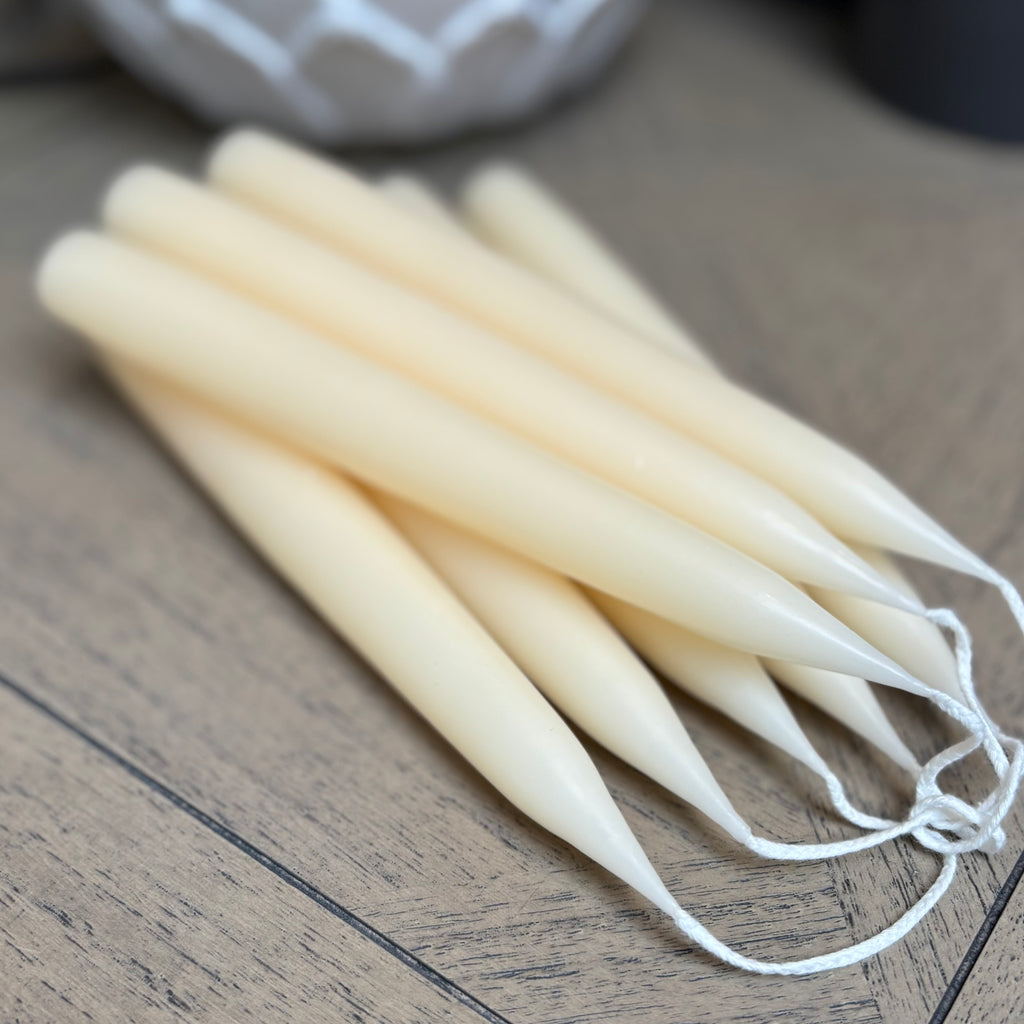 Danish - Dinner Candles - Natural - Pair