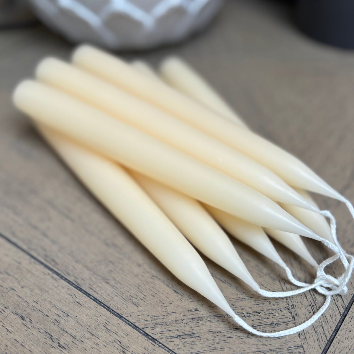 Danish - Dinner Candles - Natural - Pair
