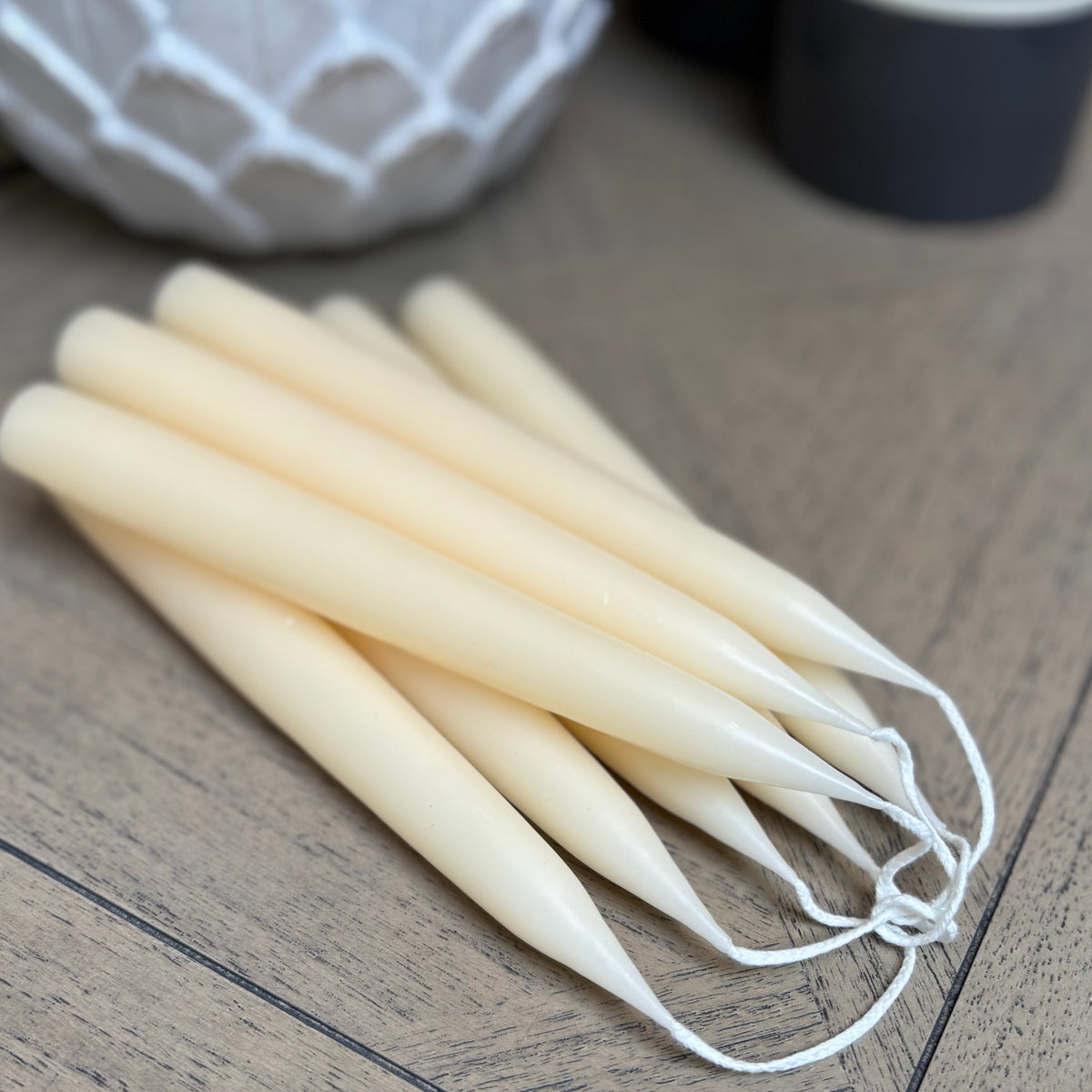 Danish - Dinner Candles - Natural - Pair