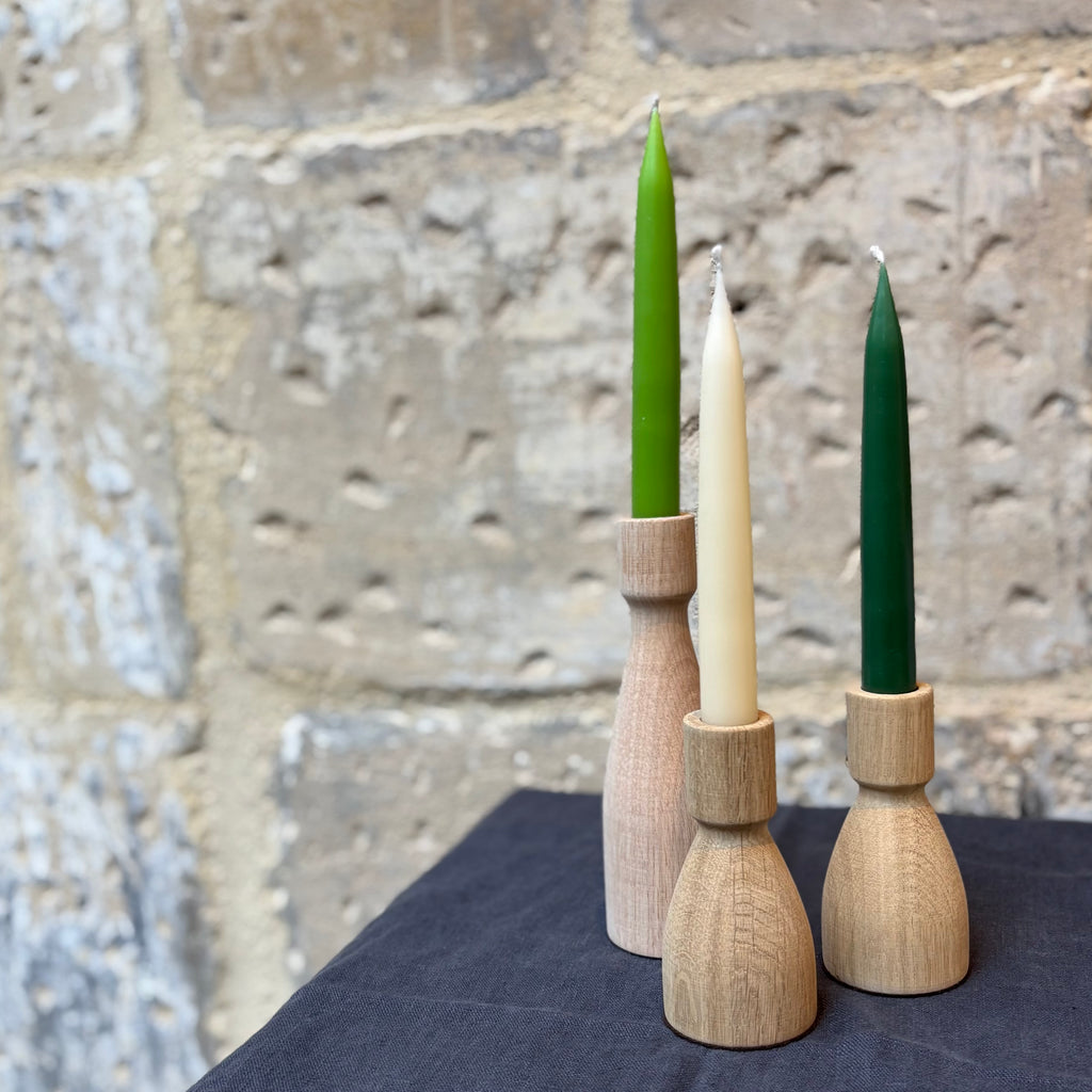 Danish - Dinner Candles - Pine - Pair